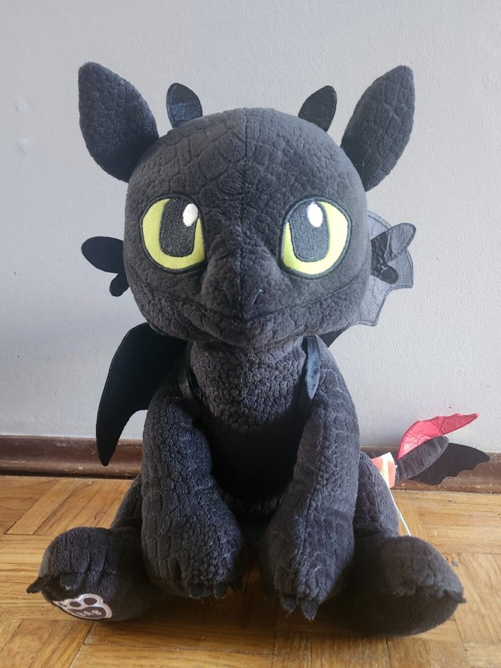 Build a Bear 2015 Plush Toothless Night Fury How to Train your Dragon